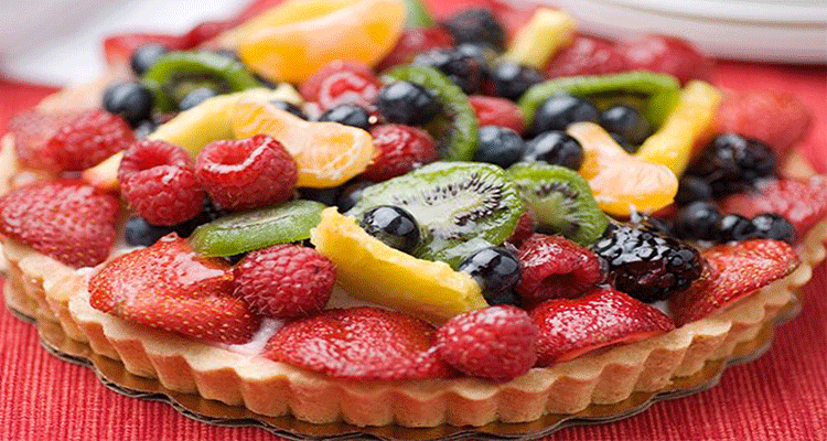 preparar tarta de frutas