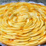 receta tarta de manzana con crema pastelera