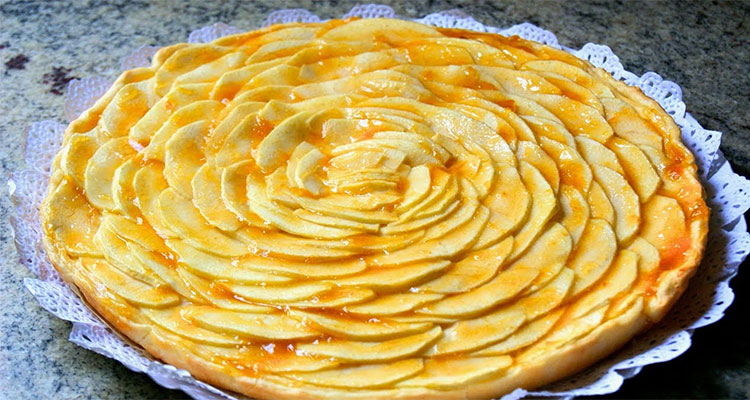 Receta de Tarta de Manzana con Crema Pastelera  【Deliciosa ????】