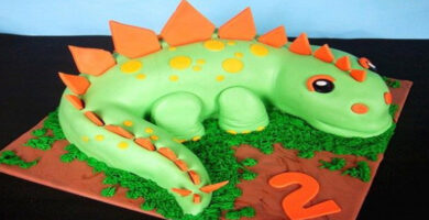 receta de torta de dinosaurio